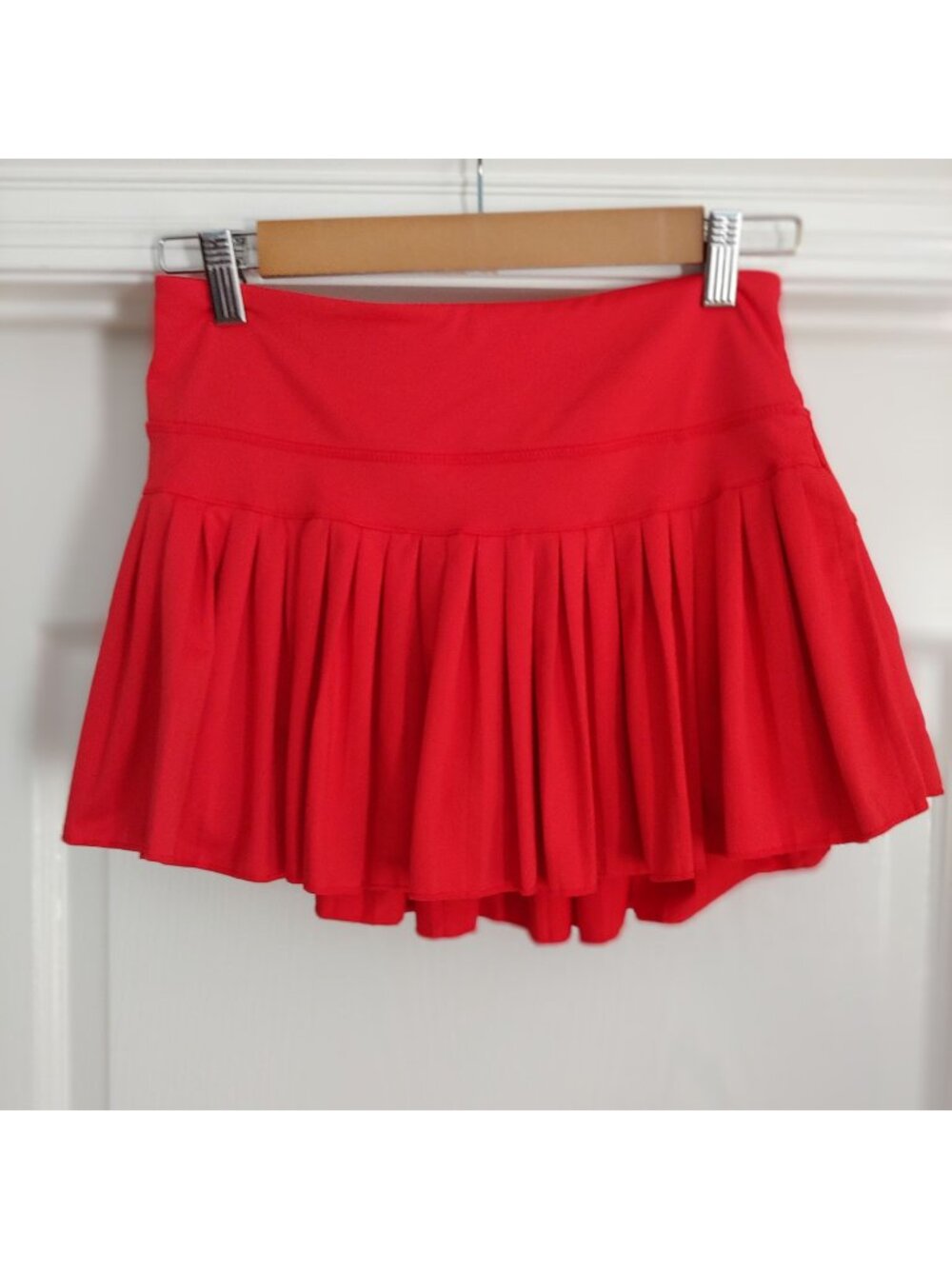 Gold Hinge High Waist Pleated Tennis Skort Golf Athletic Pickleball Preppy M